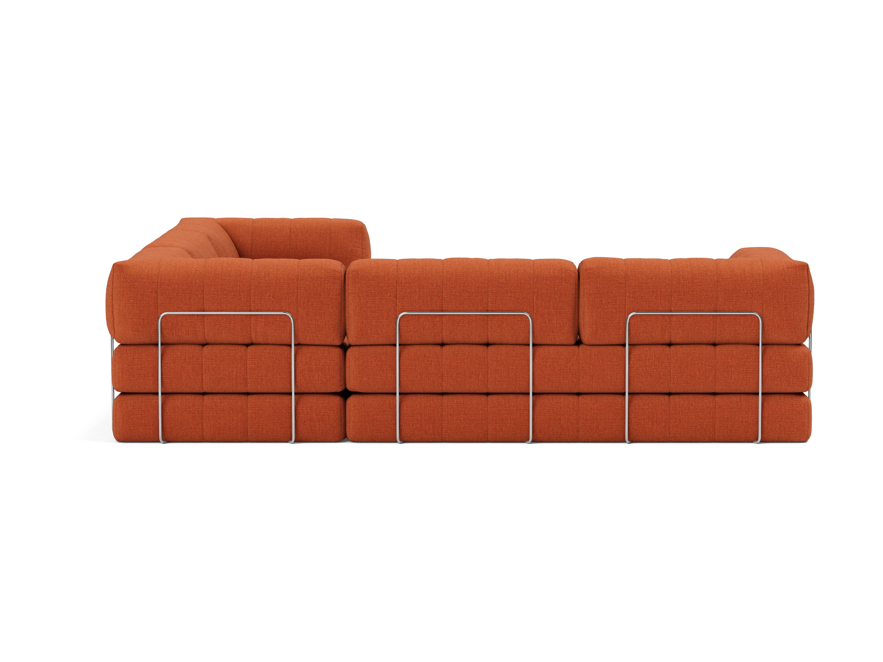 CozyPad Corner Sectional Sleeper Sofa with Arms