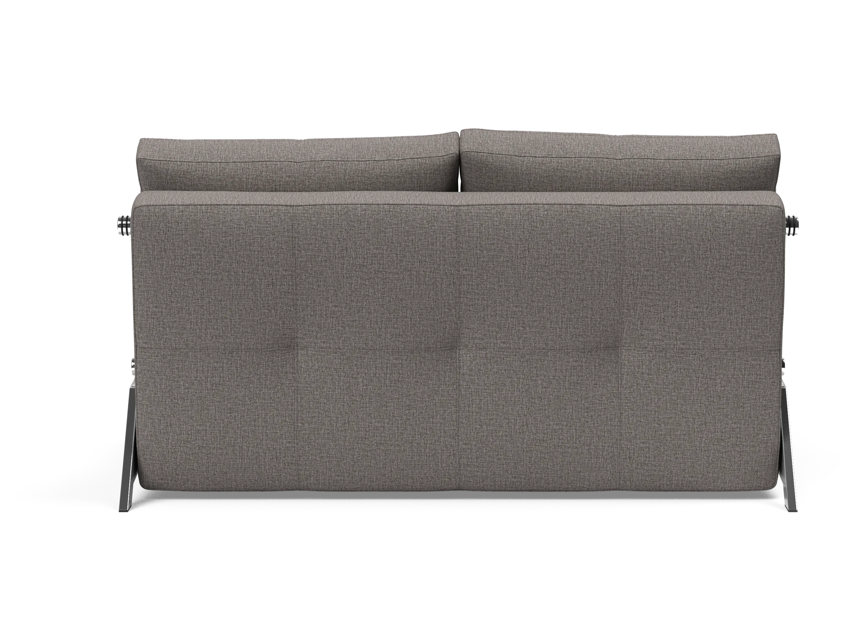 Cubed Full-Size Sofa Bed with Chrome Legs