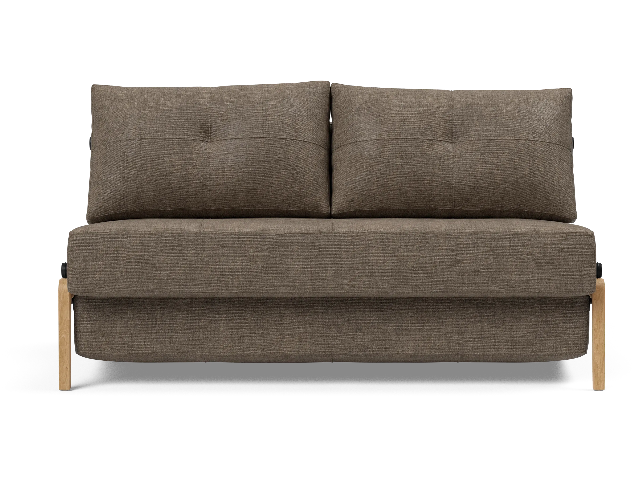 Cubed Full-Size Sofa Bed with Wood Legs