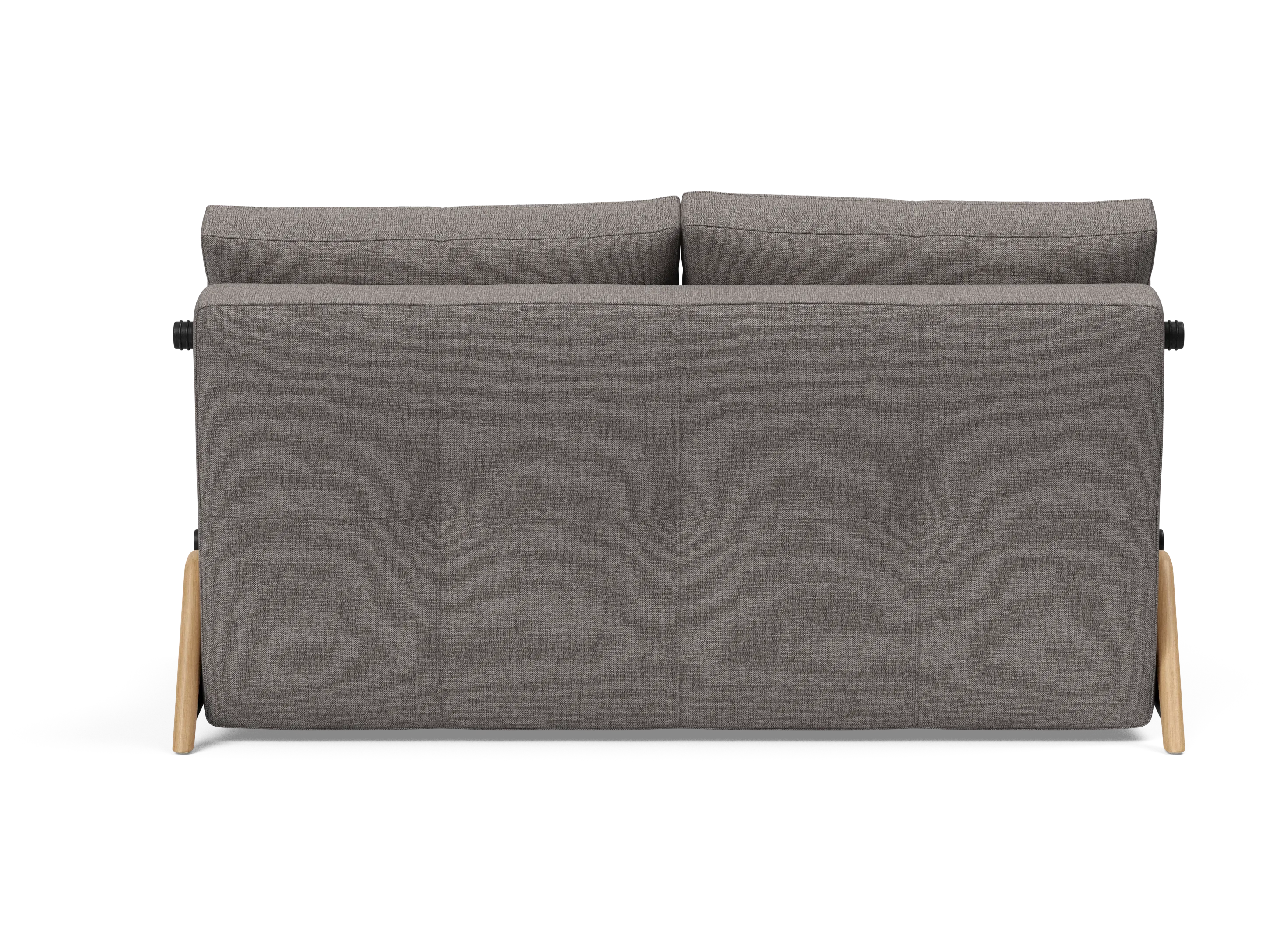 Cubed Full-Size Sofa Bed with Wood Legs