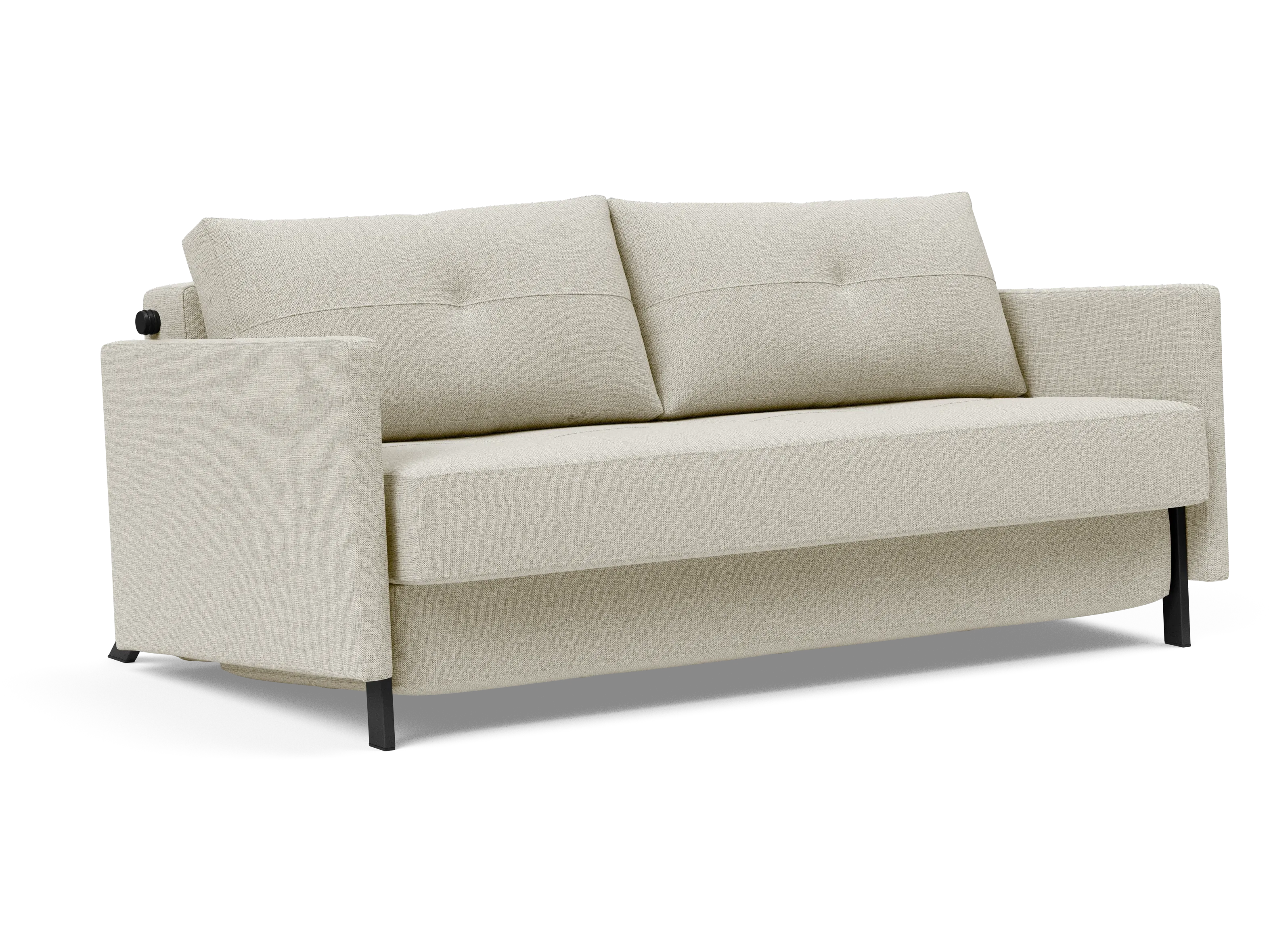Cubed Queen-Size Sofa Bed with Arms