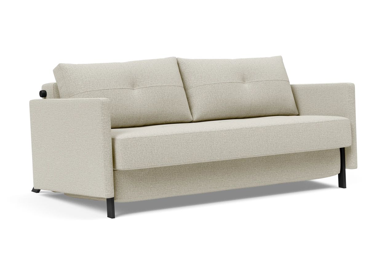 Cubed Queen-Size Sofa Bed with Arms