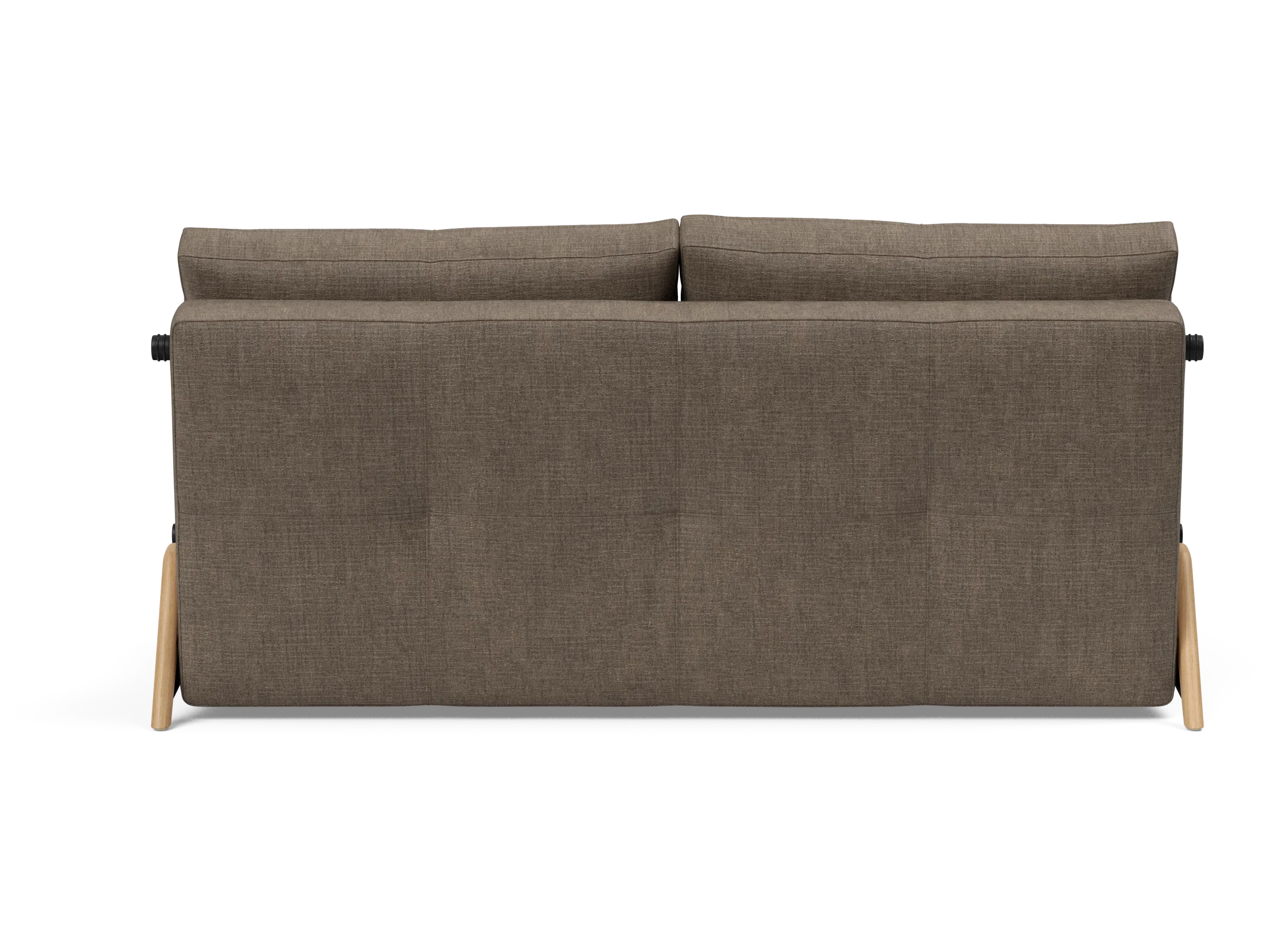 Cubed Queen-Size Sofa Bed with Wood Legs