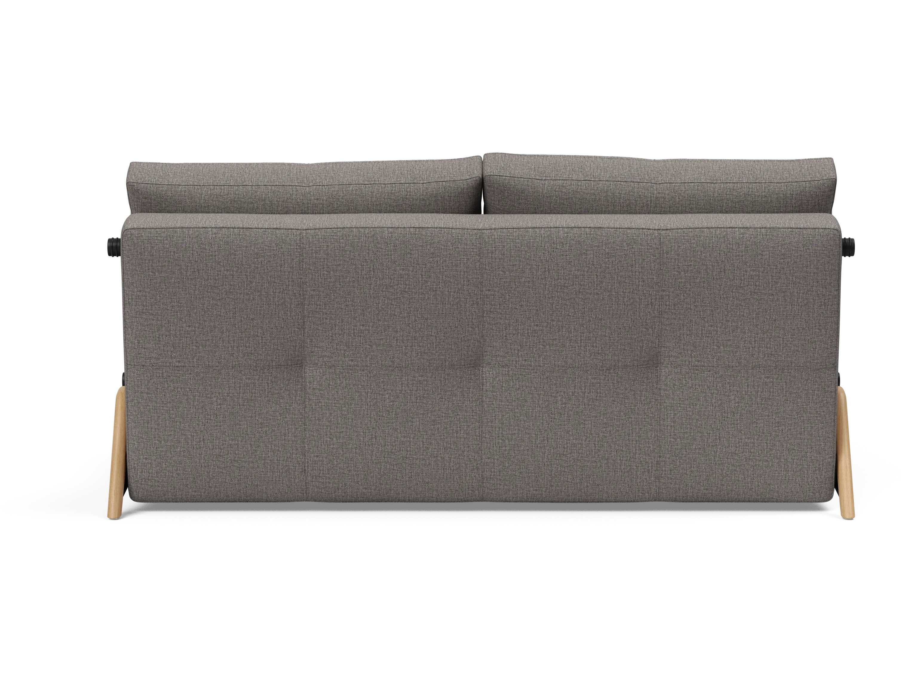 Cubed Queen-Size Sofa Bed with Wood Legs