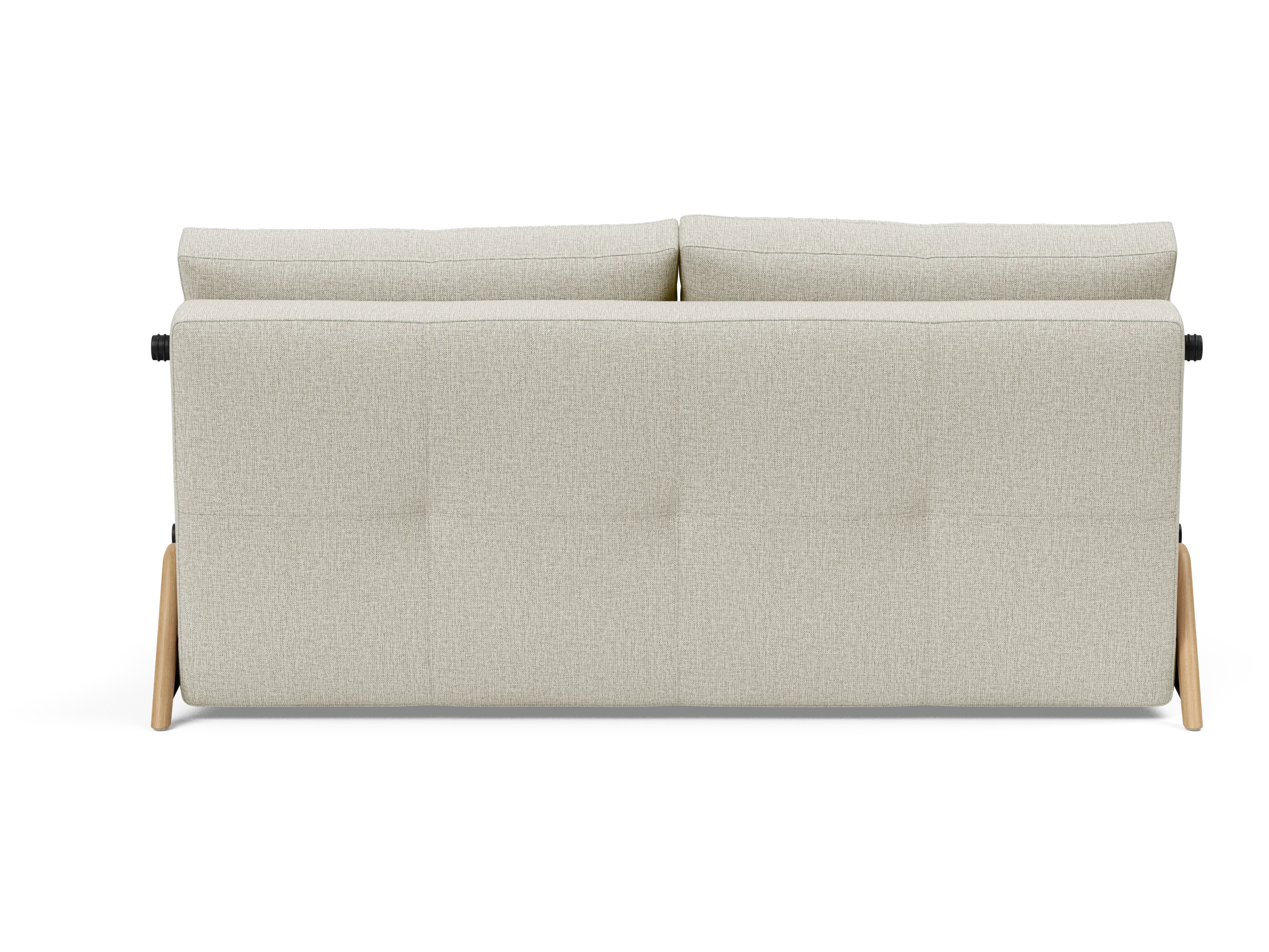 Cubed Queen-Size Sofa Bed with Wood Legs