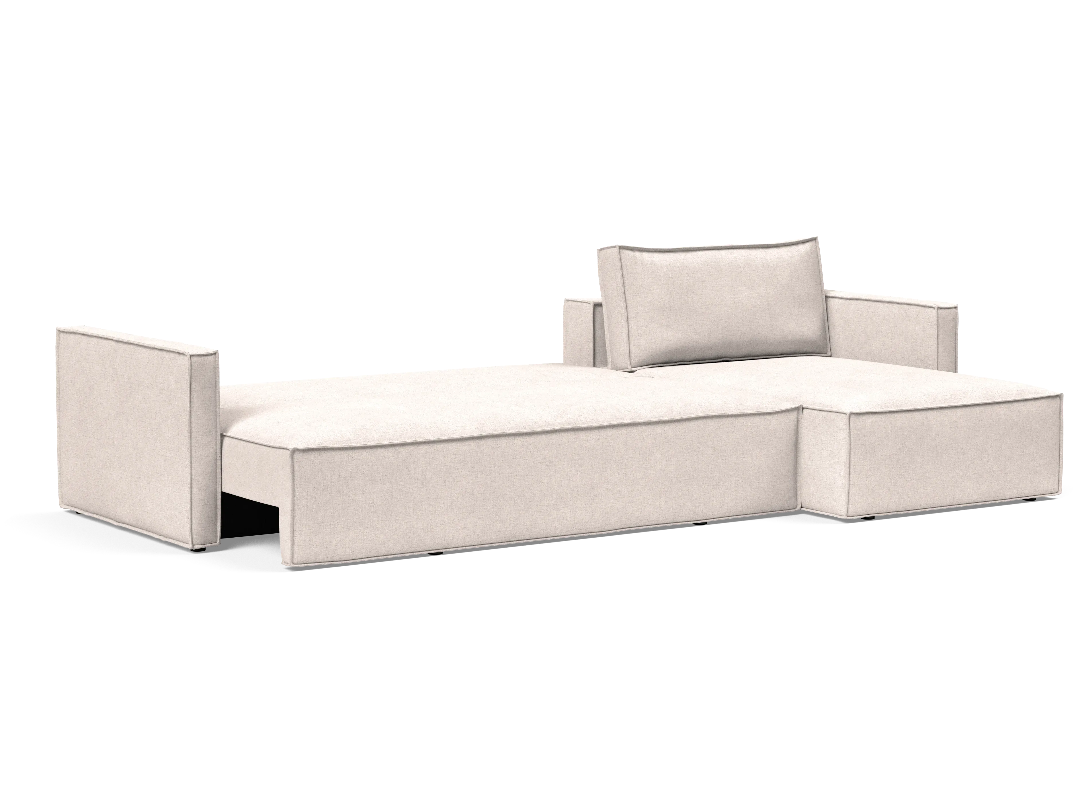 Newilla Sectional Sofa Bed with Slim Arms