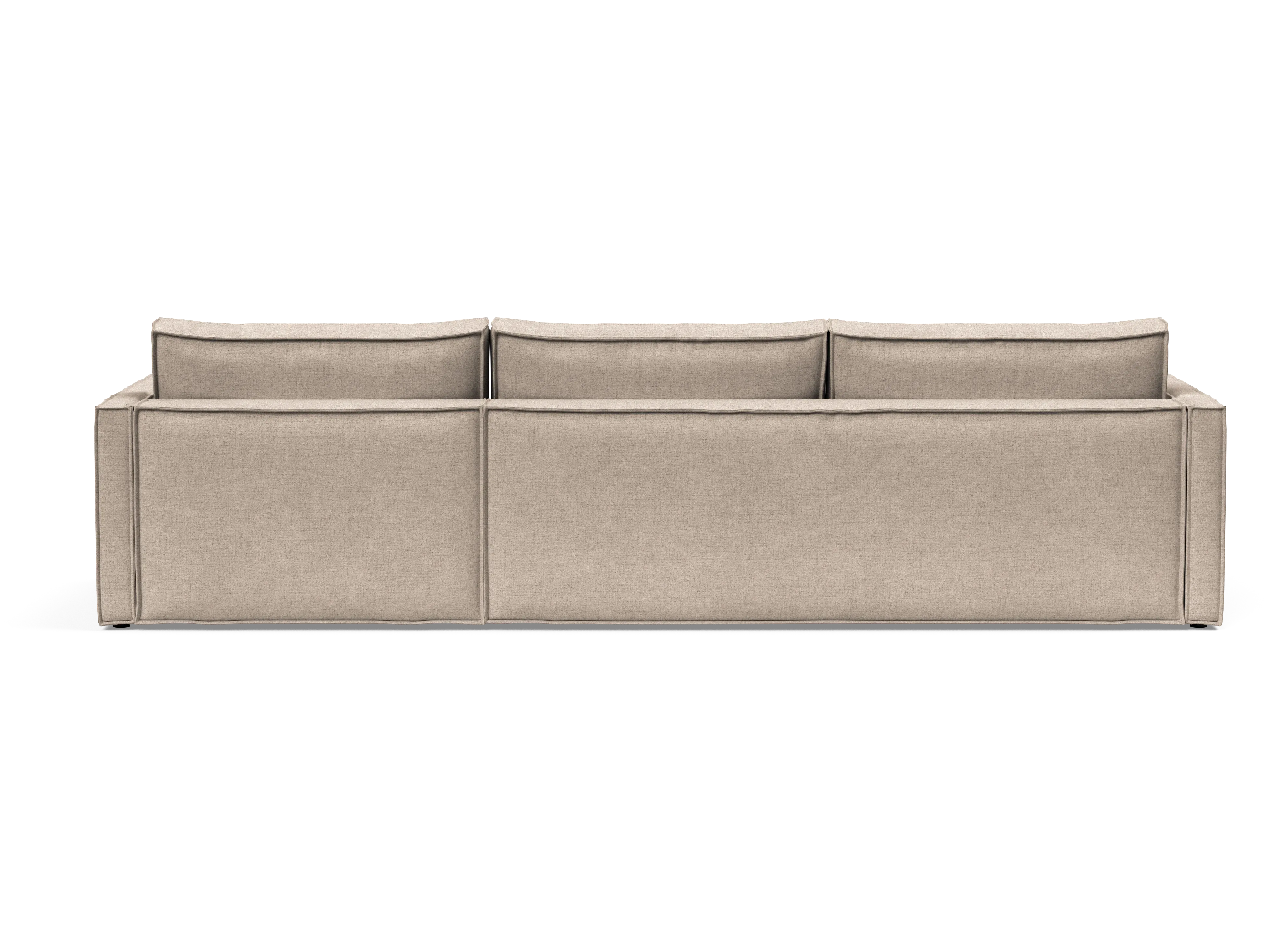 Newilla Sectional Sofa Bed with Slim Arms