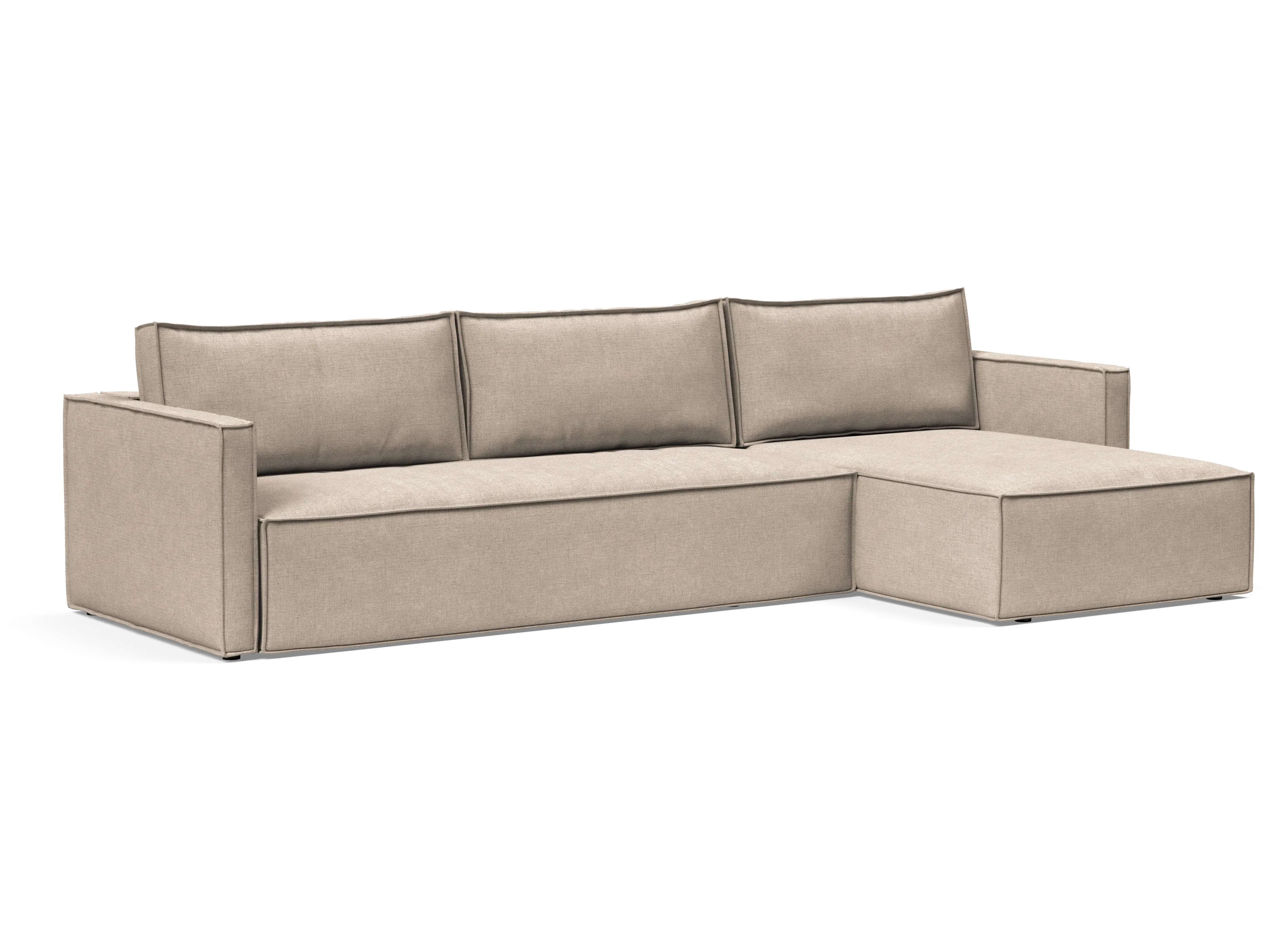 Newilla Sectional Sofa Bed with Slim Arms