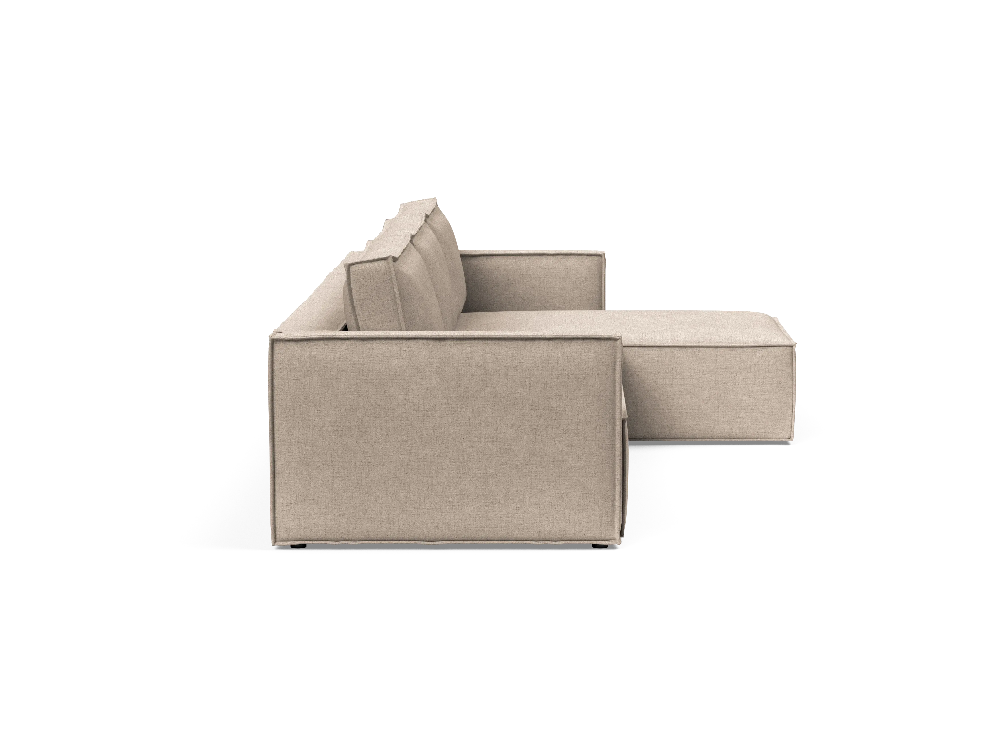 Newilla Sectional Sofa Bed with Slim Arms