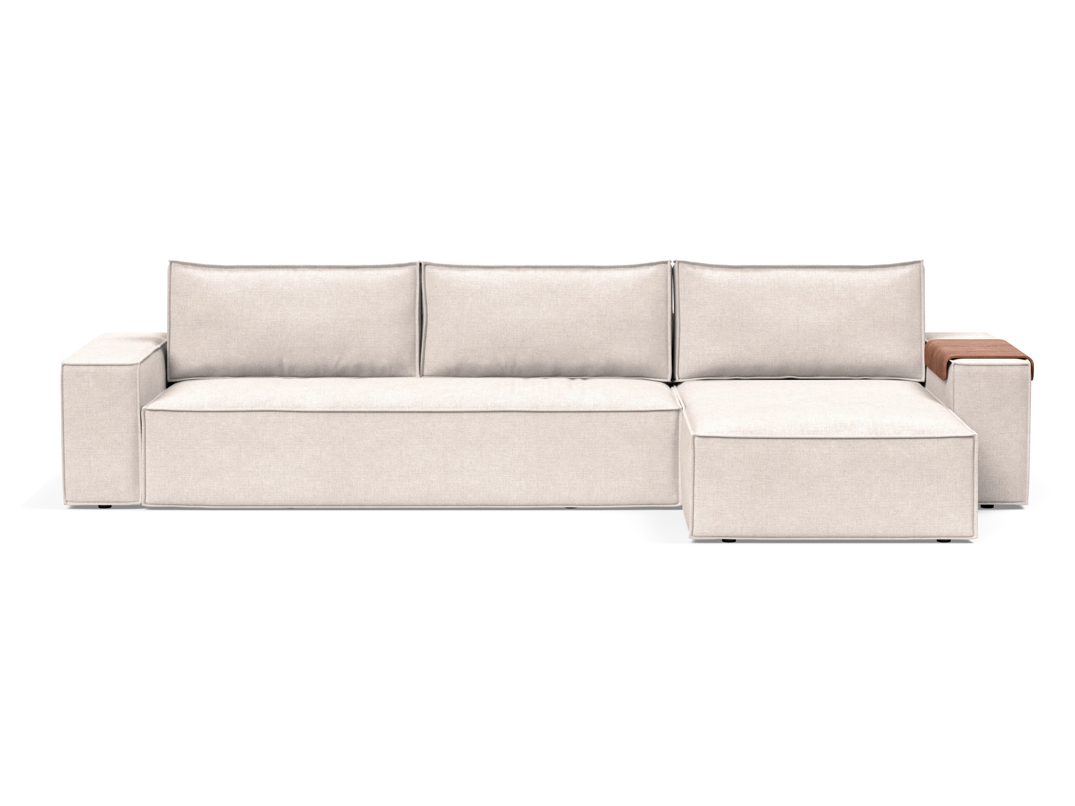 Newilla Sectional Sofa Bed with Wide Arms