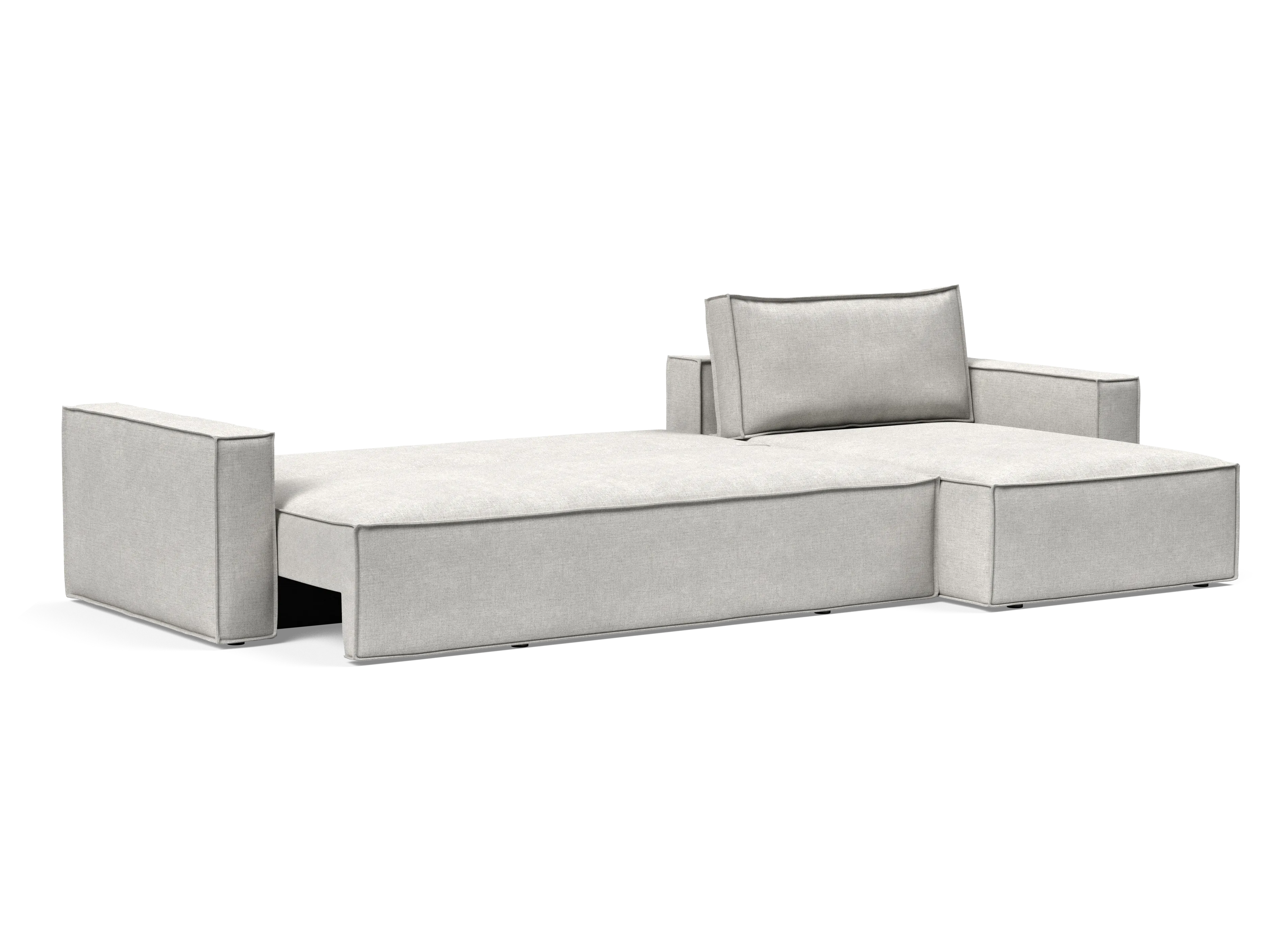 Newilla Sectional Sofa Bed with Wide Arms