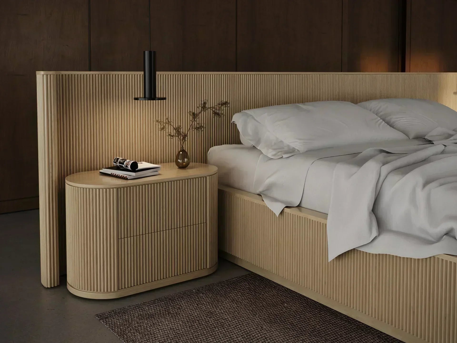 Why Extended Headboards Define Modern Bedroom Architecture
