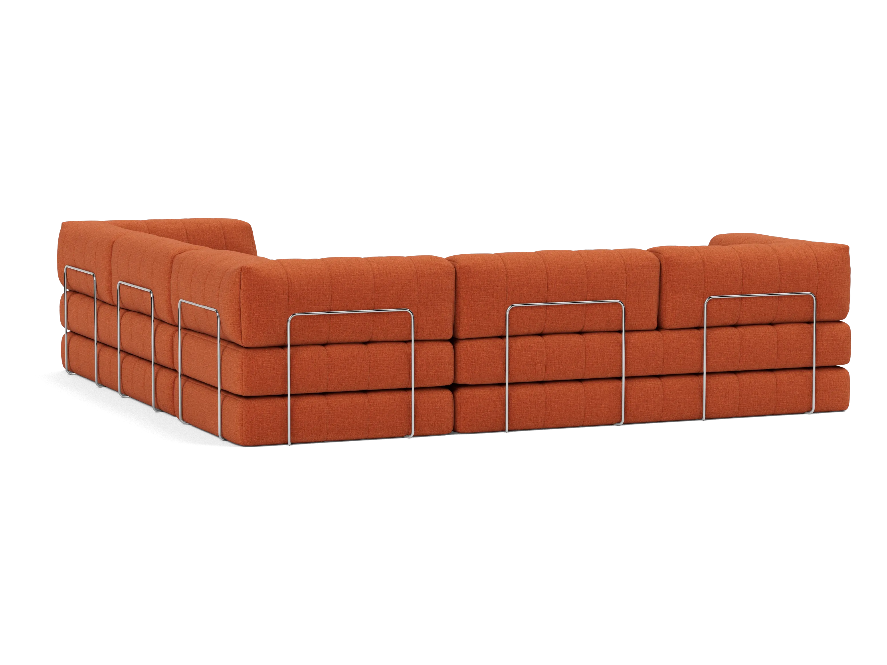 CozyPad Corner Sectional Sleeper Sofa with Arms
