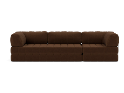 CozyPad Extended Sleeper Sofa with Arms