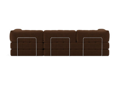 CozyPad Extended Sleeper Sofa with Arms