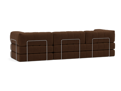 CozyPad Extended Sleeper Sofa with Arms