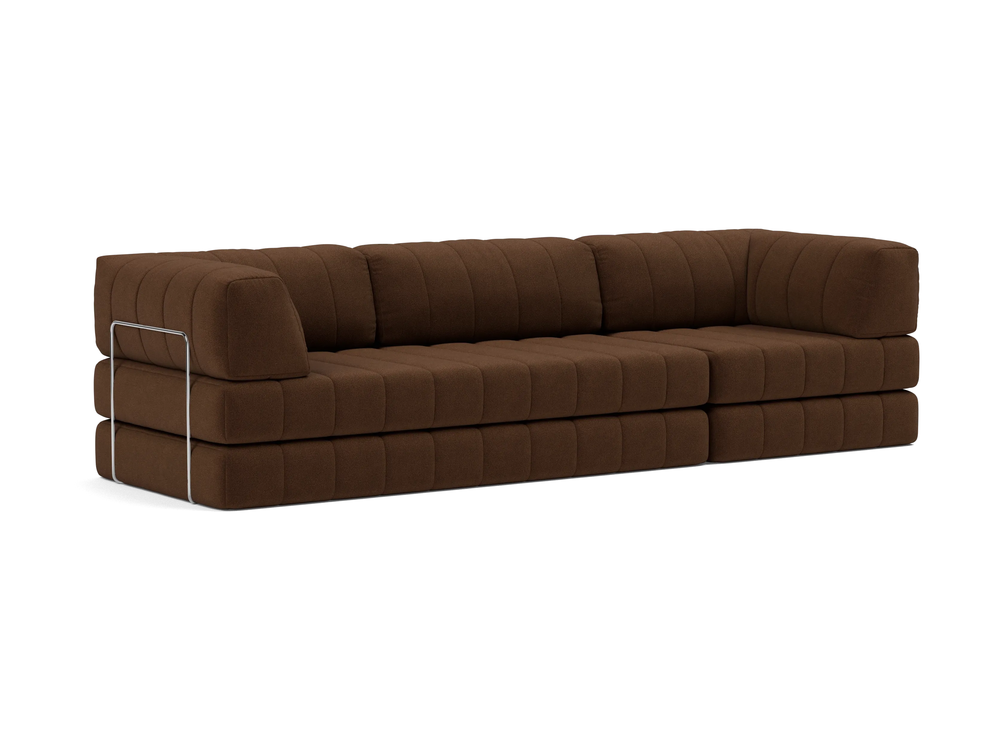 CozyPad Extended Sleeper Sofa with Arms
