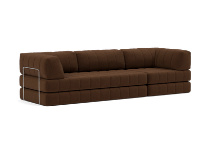 CozyPad Extended Sleeper Sofa with Arms