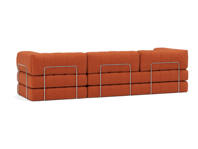 CozyPad Extended Sleeper Sofa with Arms