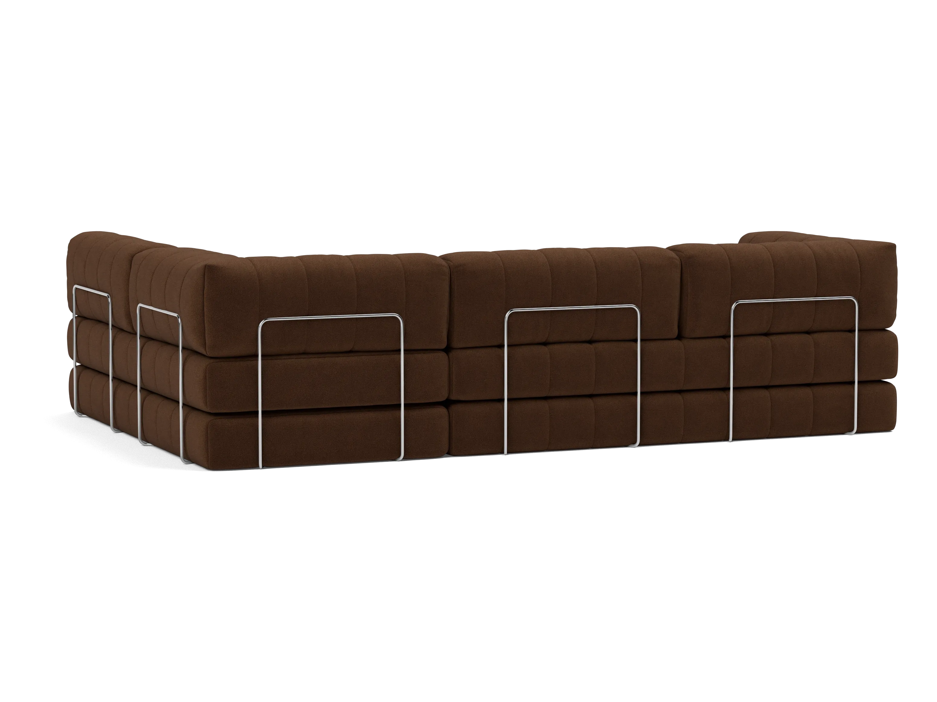 CozyPad Sectional Sleeper Sofa with Arms