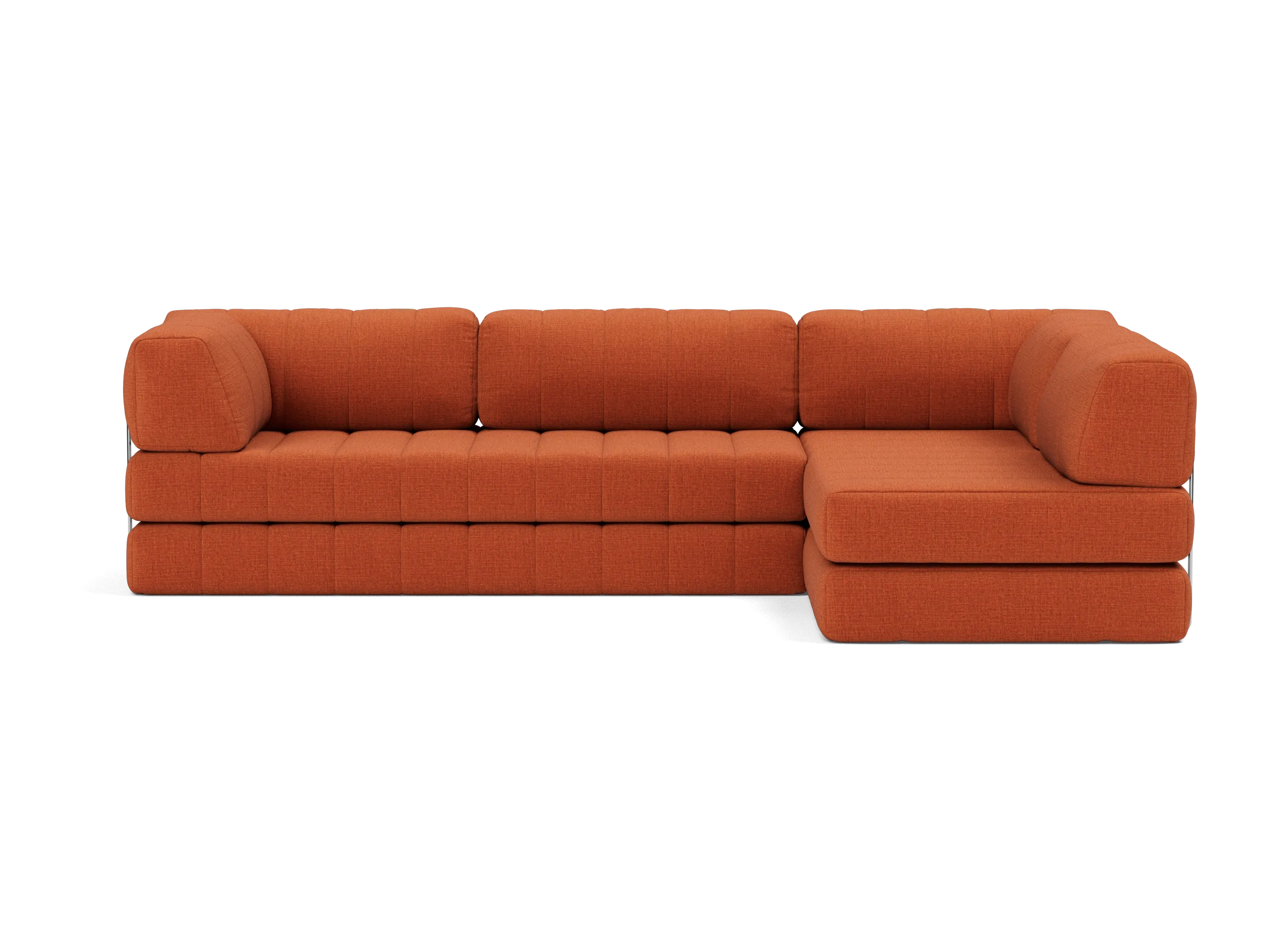CozyPad Sectional Sleeper Sofa with Arms