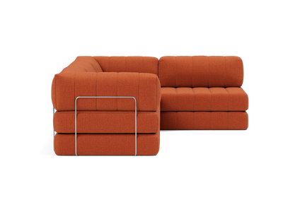 CozyPad Sectional Sleeper Sofa with Arms