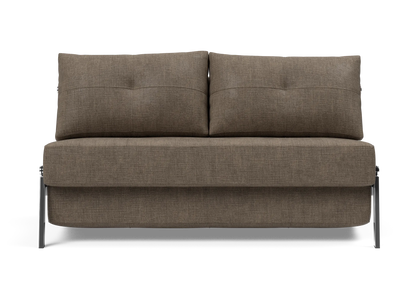 Cubed Full-Size Sofa Bed with Chrome Legs
