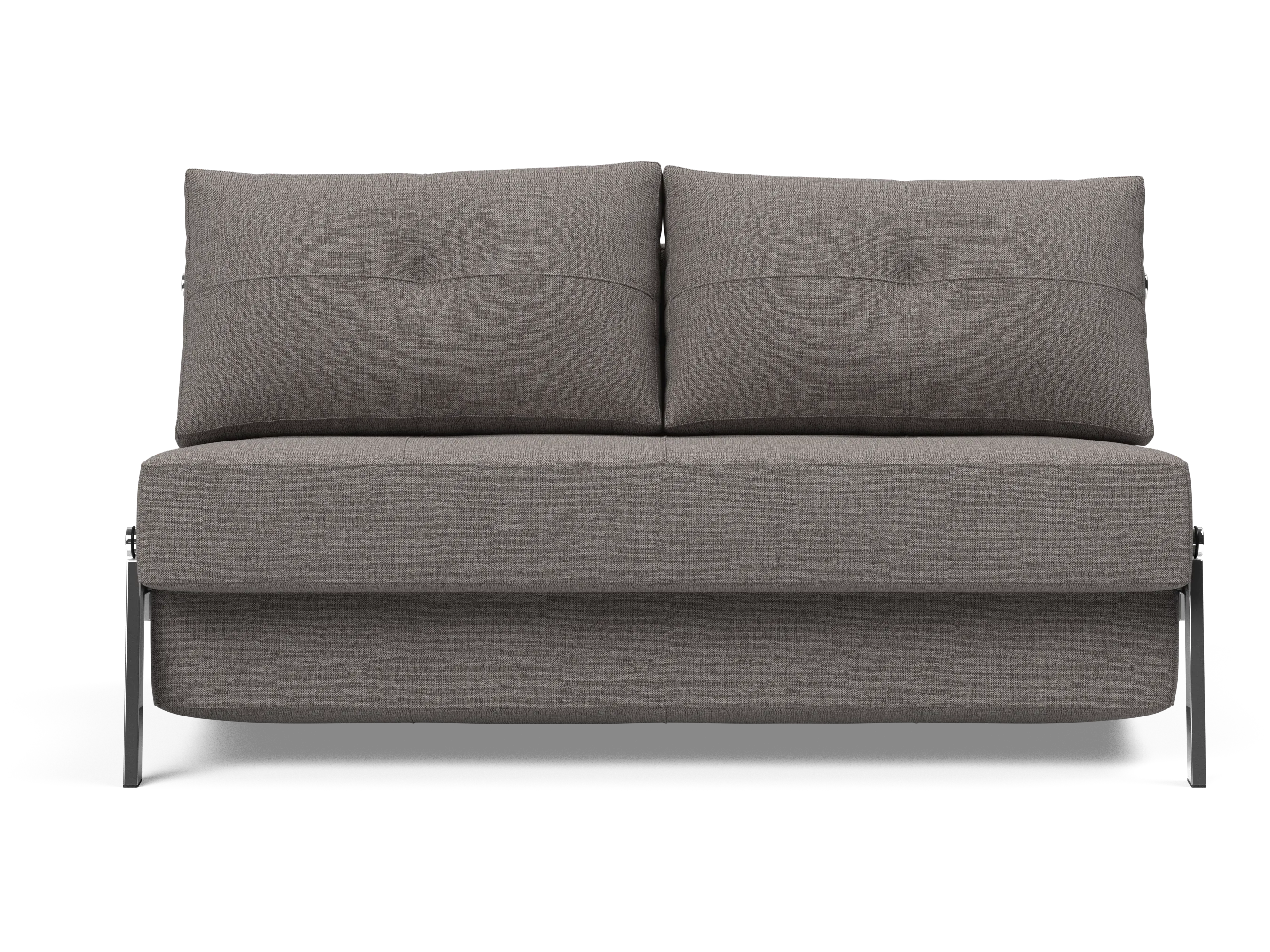 Cubed Full-Size Sofa Bed with Chrome Legs