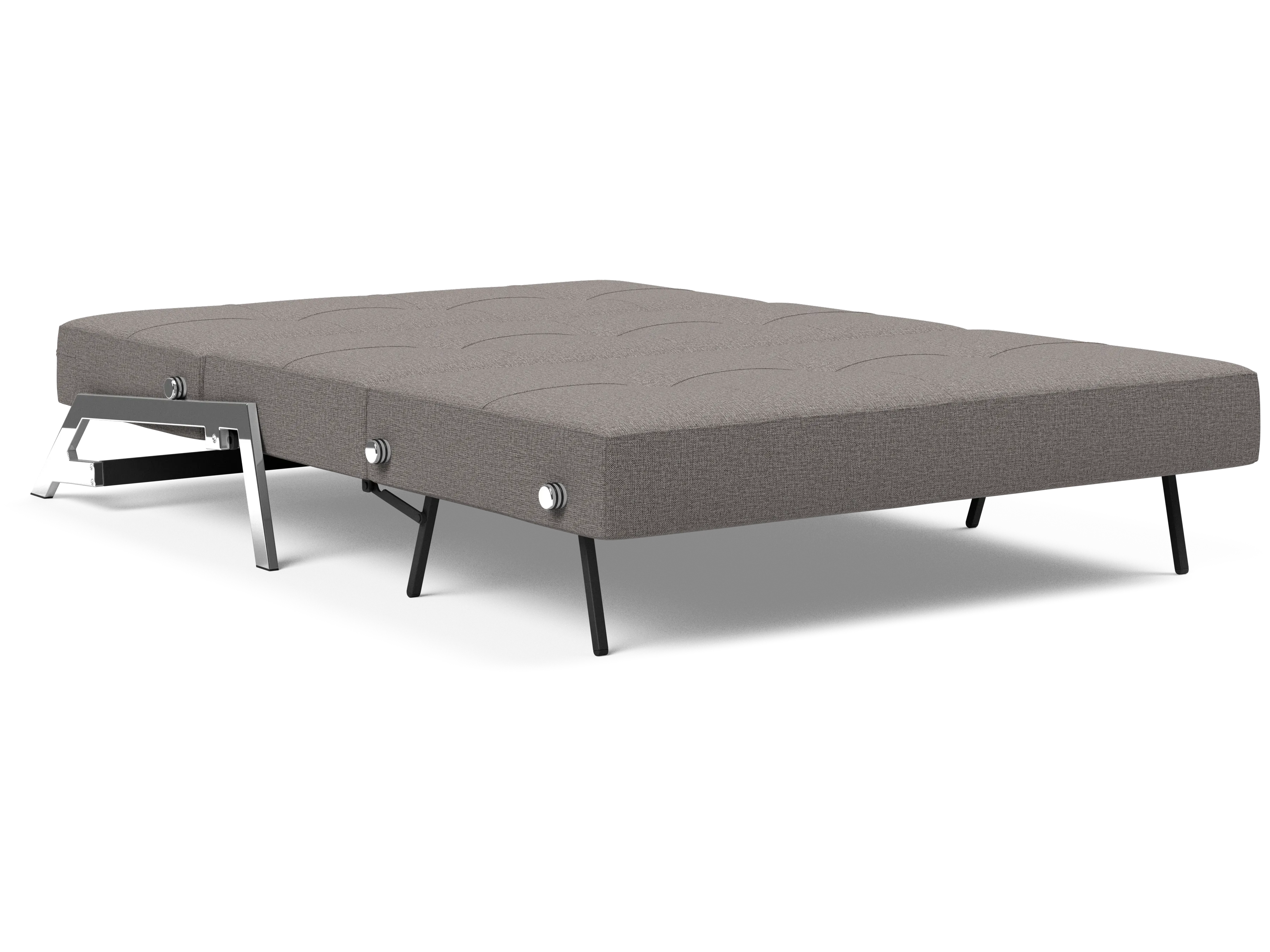 Cubed Full-Size Sofa Bed with Chrome Legs