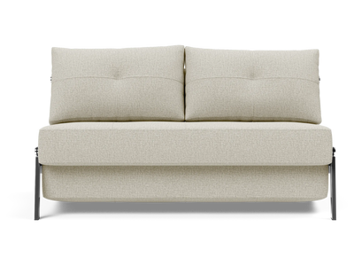 Cubed Full-Size Sofa Bed with Chrome Legs