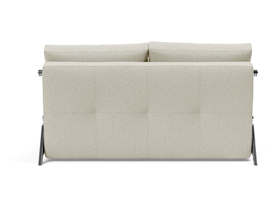 Cubed Full-Size Sofa Bed with Chrome Legs