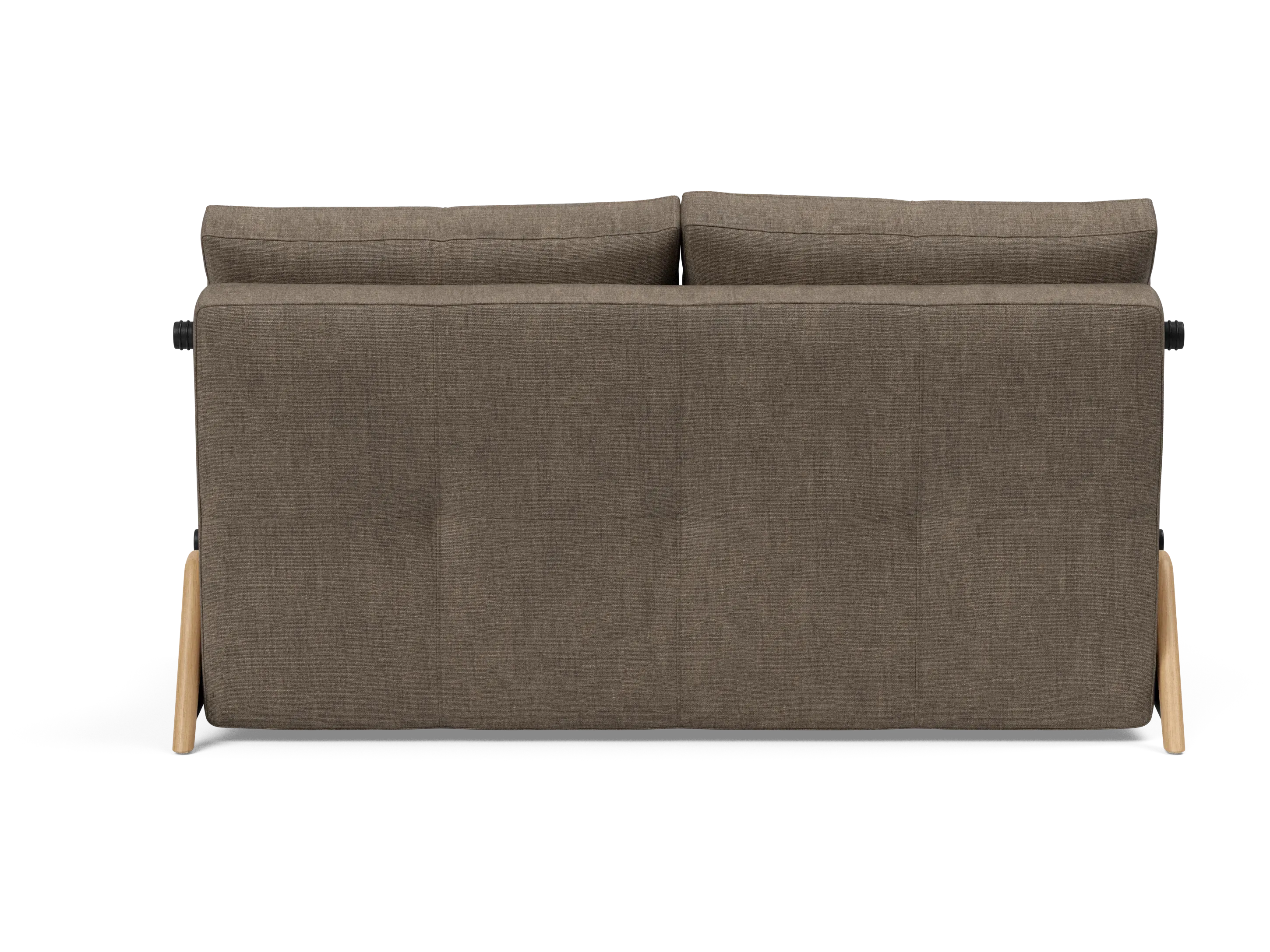 Cubed Full-Size Sofa Bed with Wood Legs