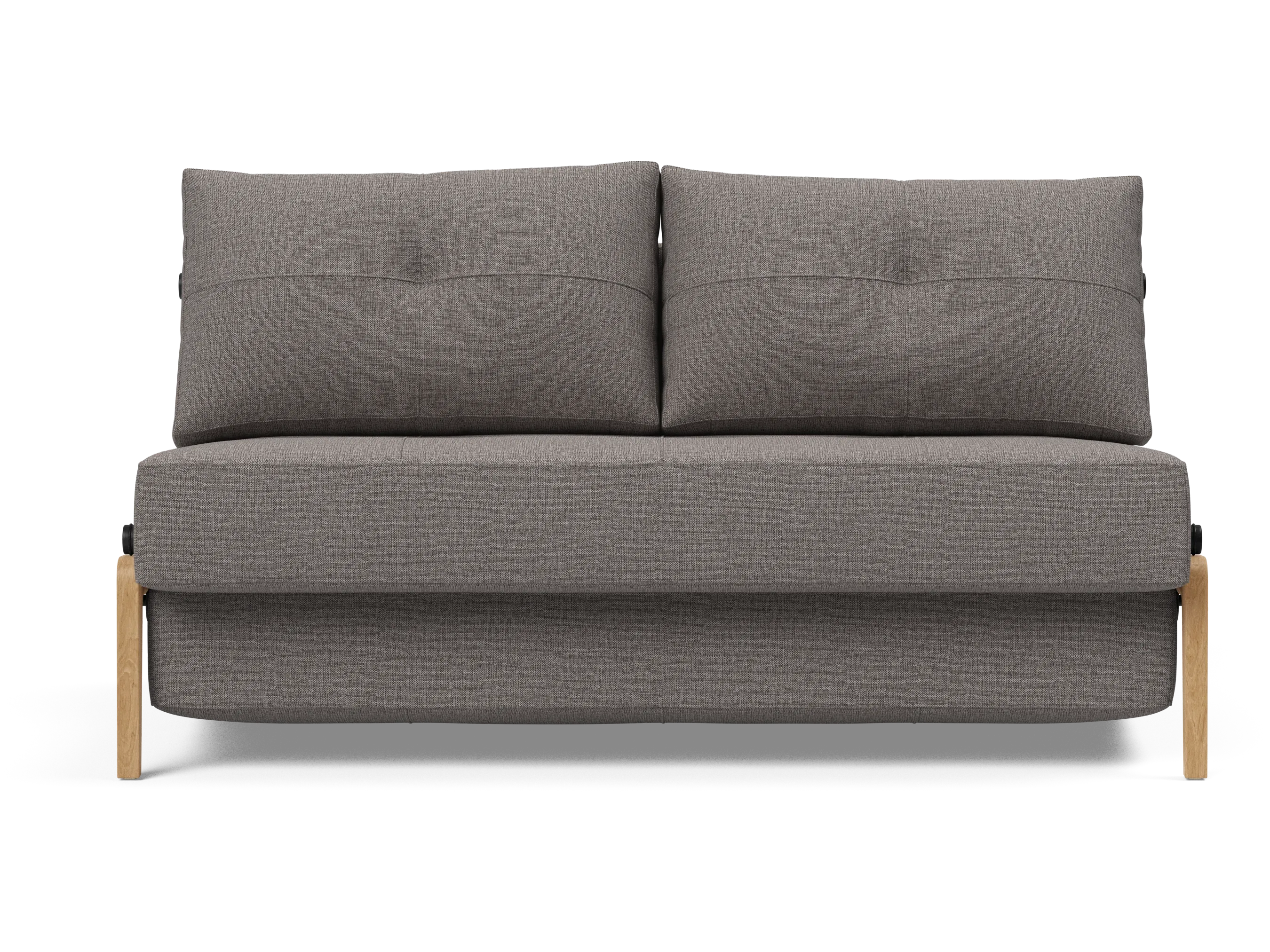 Cubed Full-Size Sofa Bed with Wood Legs
