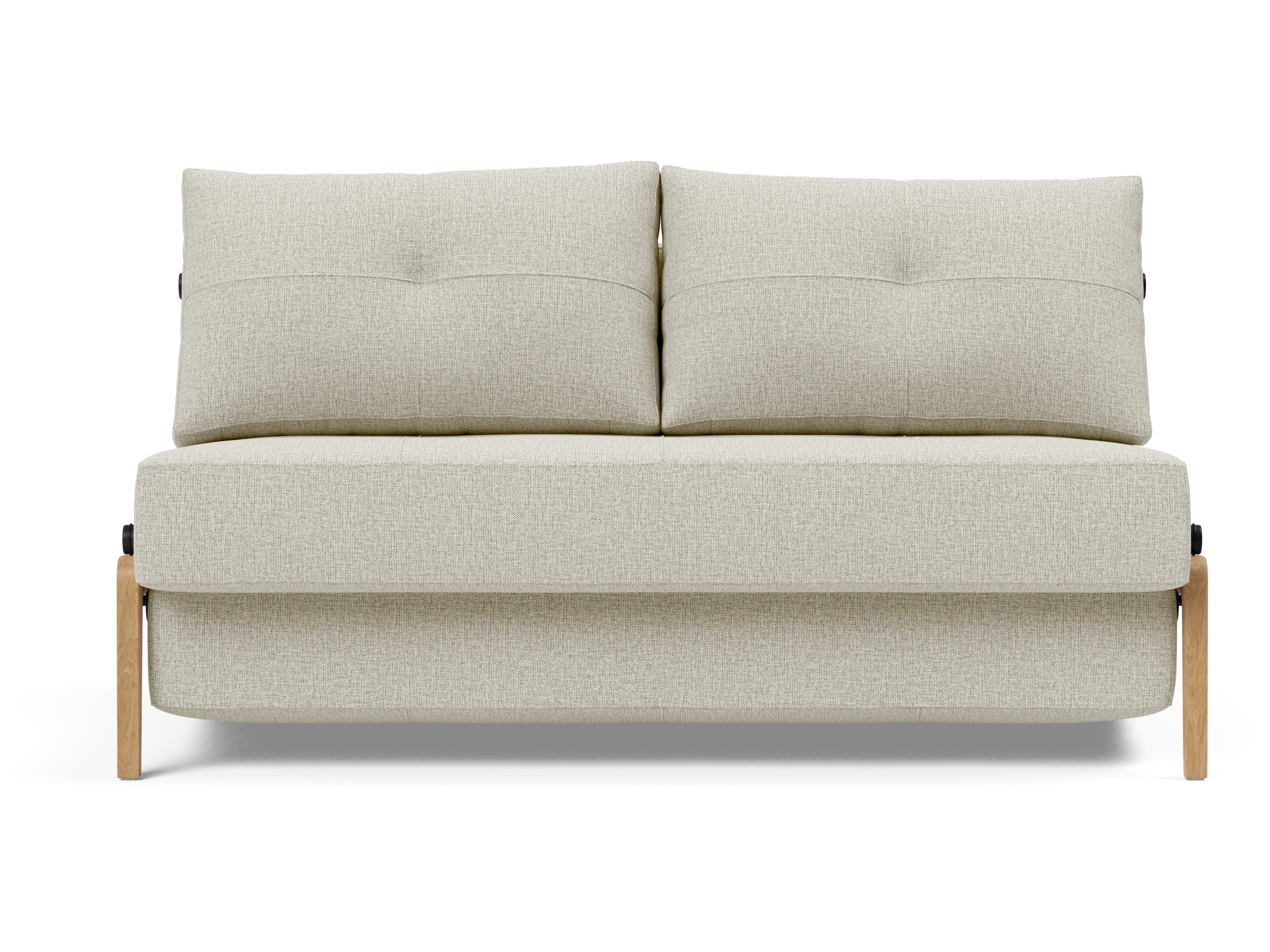 Cubed Full-Size Sofa Bed with Wood Legs