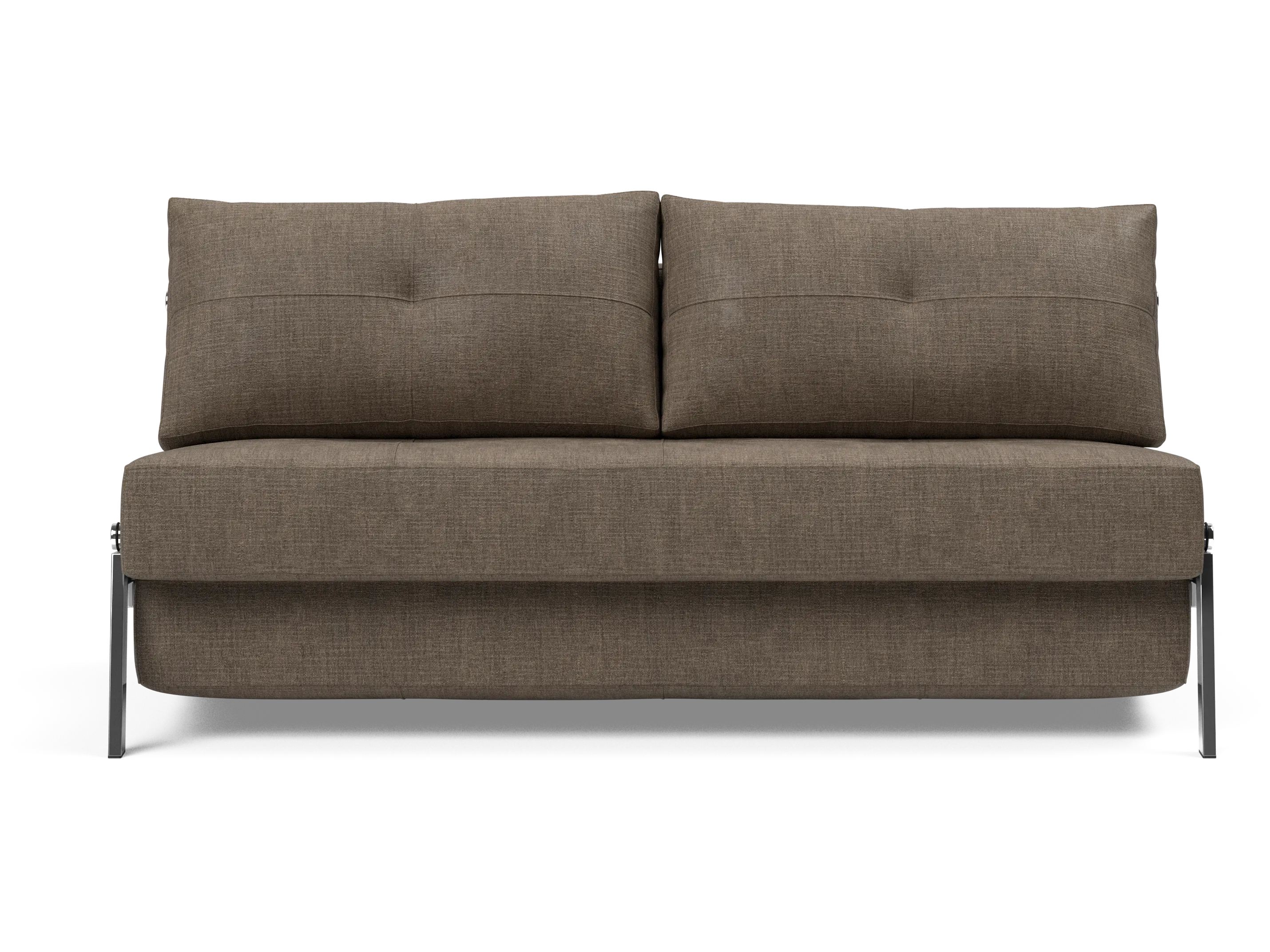 Cubed Queen-Size Sofa Bed with Chrome Legs