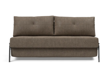 Cubed Queen-Size Sofa Bed with Chrome Legs