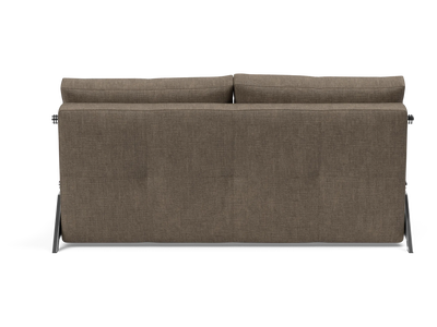 Cubed Queen-Size Sofa Bed with Chrome Legs