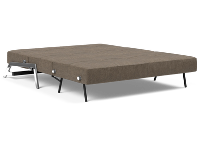 Cubed Queen-Size Sofa Bed with Chrome Legs