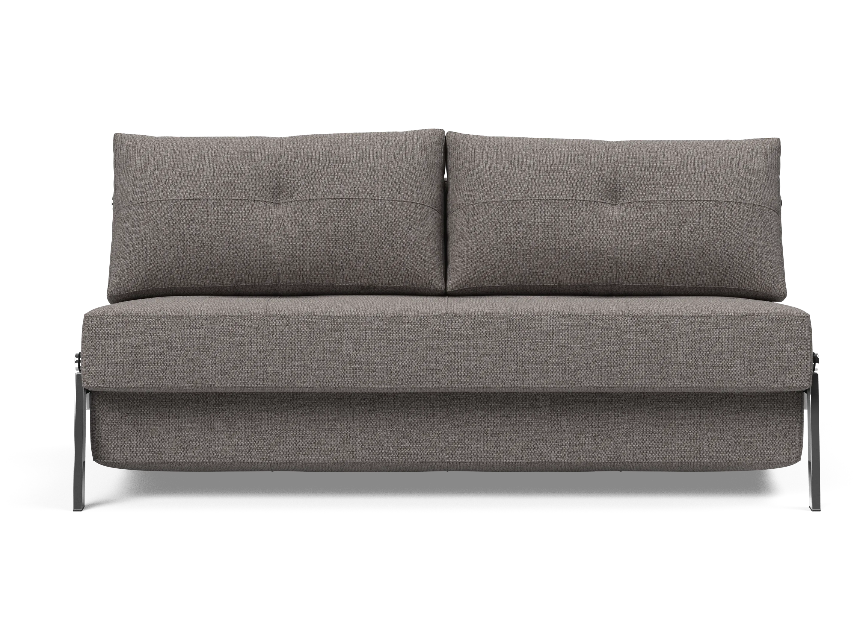 Cubed Queen-Size Sofa Bed with Chrome Legs