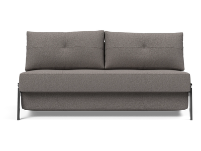 Cubed Queen-Size Sofa Bed with Chrome Legs