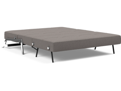Cubed Queen-Size Sofa Bed with Chrome Legs
