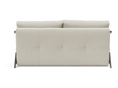 Cubed Queen-Size Sofa Bed with Chrome Legs