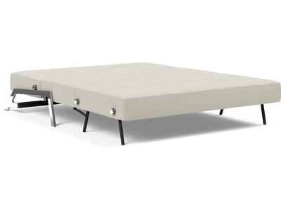 Cubed Queen-Size Sofa Bed with Chrome Legs