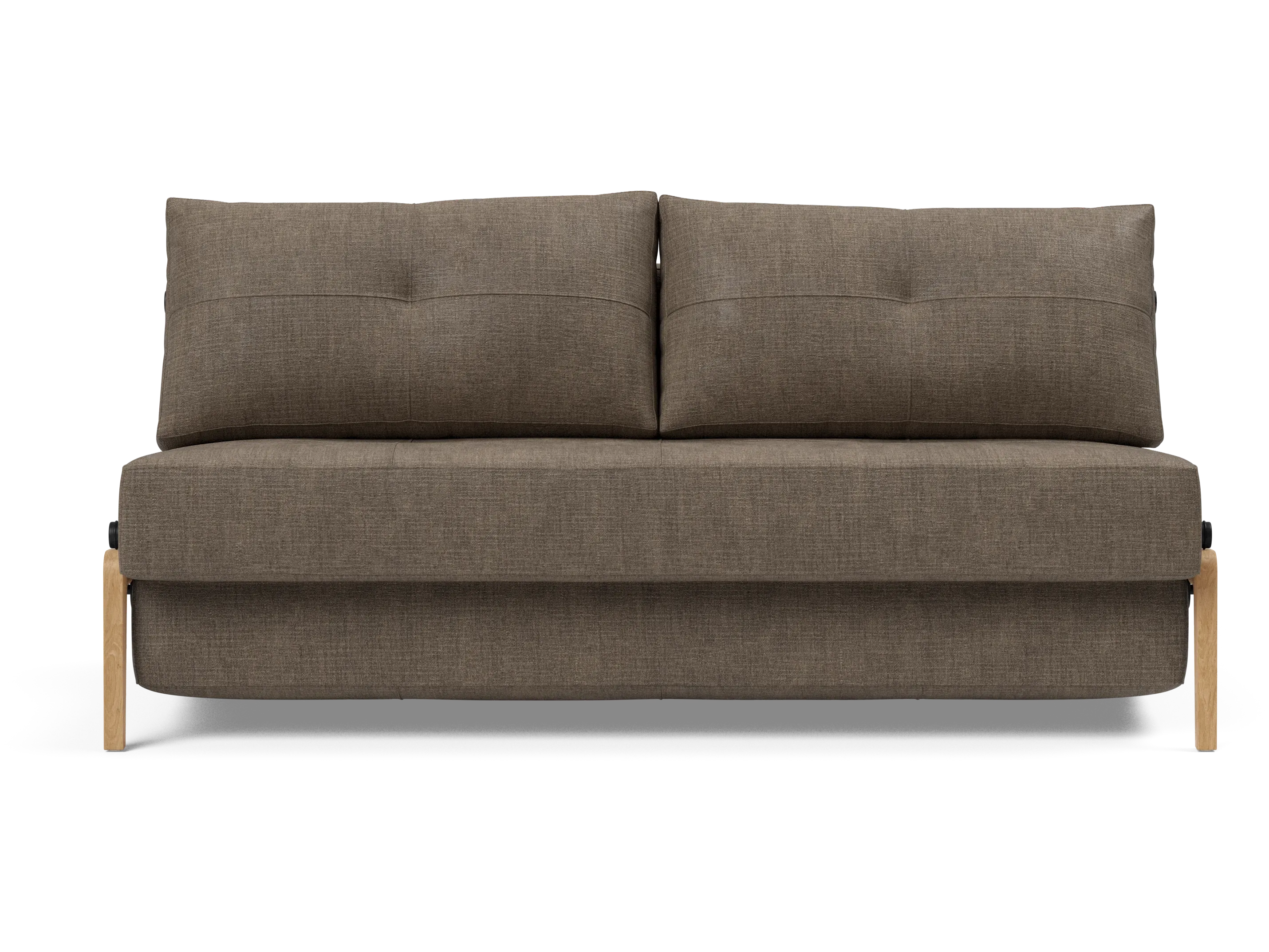 Cubed Queen-Size Sofa Bed with Wood Legs