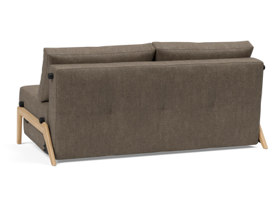 Cubed Queen-Size Sofa Bed with Wood Legs