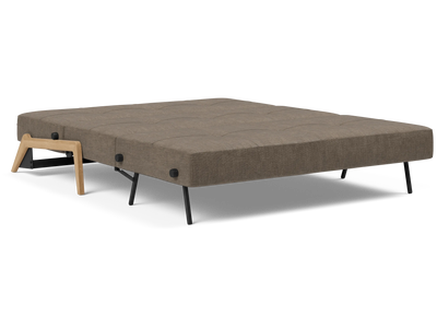 Cubed Queen-Size Sofa Bed with Wood Legs