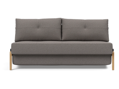 Cubed Queen-Size Sofa Bed with Wood Legs