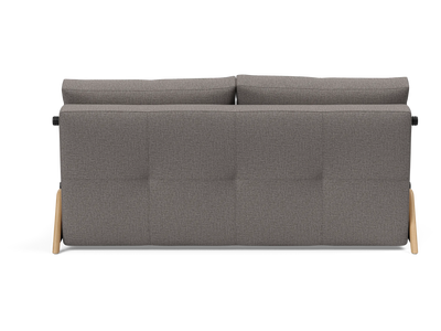 Cubed Queen-Size Sofa Bed with Wood Legs