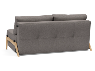 Cubed Queen-Size Sofa Bed with Wood Legs