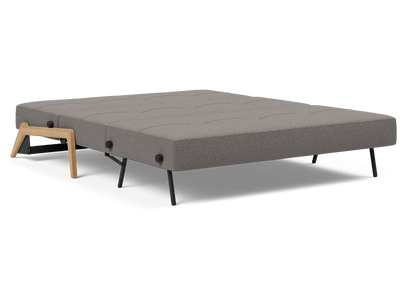 Cubed Queen-Size Sofa Bed with Wood Legs